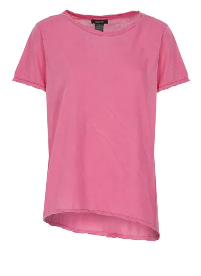 Avant Toi Fuchsia Cotton T-shirt