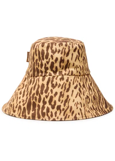 Zimmermann Reversible Printed Linen Bucket Hat