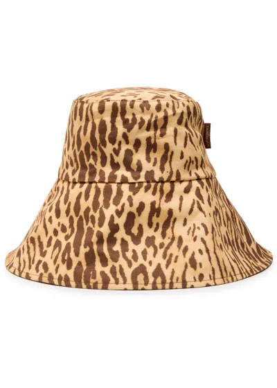 Zimmermann Reversible Printed Linen Bucket Hat