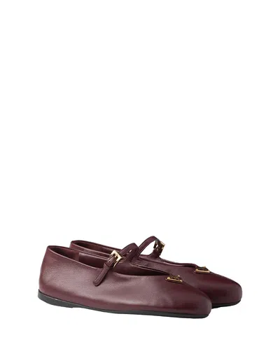 Prada Nappa Leather Ballerinas