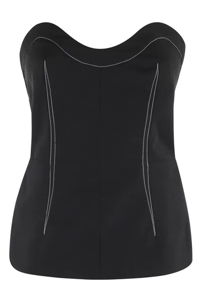 Philosophy Di Lorenzo Serafini Sweetheart Neckline Top