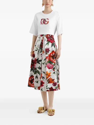 Dolce & Gabbana Dg Logo T-shirt In Multi