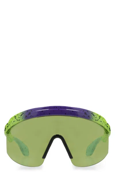 Gucci Mask Frame Sunglasses Sunglasses Green