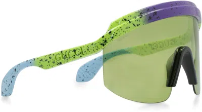 Gucci Mask Frame Sunglasses Sunglasses Green