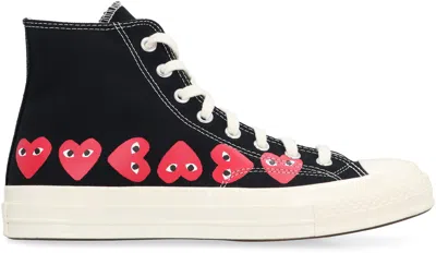 Comme Des Garçons Play Black Converse Edition Chuck 70 Multi Heart Sneakers