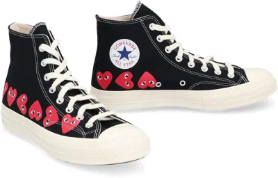 Comme Des Garçons Play Black Converse Edition Chuck 70 Multi Heart Sneakers