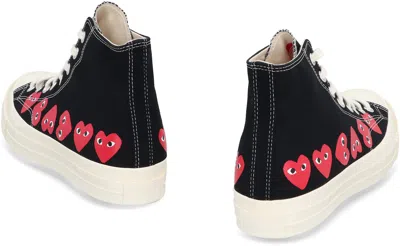 Comme Des Garçons Play Black Converse Edition Chuck 70 Multi Heart Sneakers