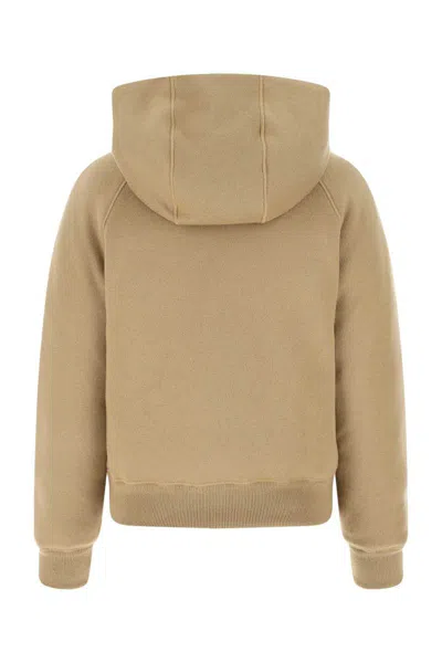 Prada Blend Hooded Jacket With Front Pockets And Ribbed Cuffs