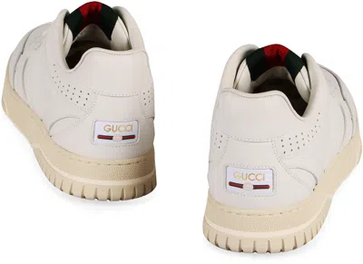 Gucci Sneakers In Gg Fabric With Iconic Web Tape On The Tongue