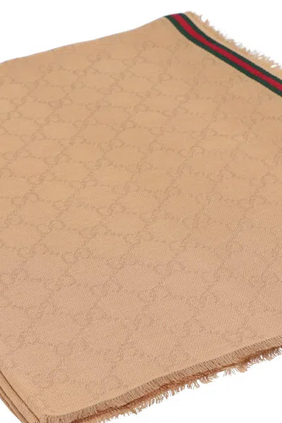 Gucci Cotton-silk Blend Scarf