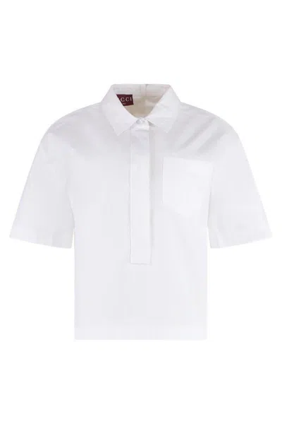 Gucci Shirt With Embossed Logo