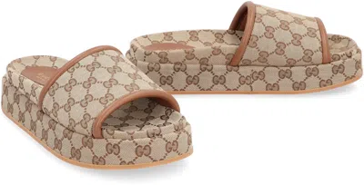 Gucci Original Gg Fabric Slides