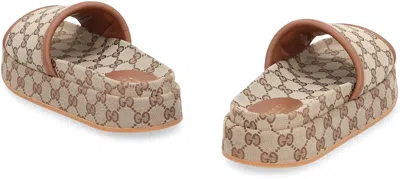 Gucci Original Gg Fabric Slides