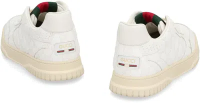 Gucci Reweb Sparrow Low-top Leather Sneakers