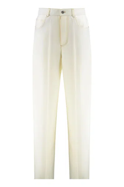 BOTTEGA VENETA BOTTEGA VENETA WOOL WIDE-LEG TROUSERS 