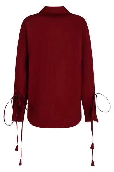 Gucci Cotton Popeline Shirt With Ties And Laces Profiles