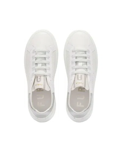 Furla 50mm Nuage Lace-up Platform Sneakers In White