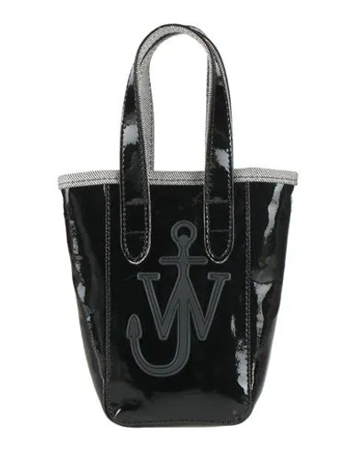 Jw Anderson J. W. Anderson Belt Anchor Logo Mini Tote Bag In Black
