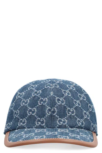 GUCCI GUCCI DENIM BASEBALL CAP 