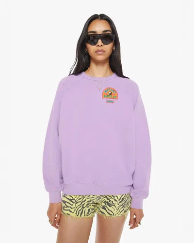 Mother Womens The Biggie Concert Regular-fit Cotton Sweatshirt  Surfs