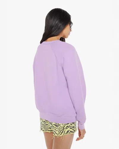 Mother Womens The Biggie Concert Regular-fit Cotton Sweatshirt  Surfs