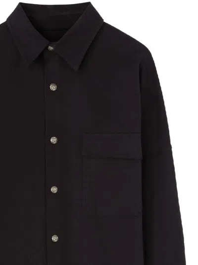 Palm Angels Oversized Shirt With Flap Welt Pocket