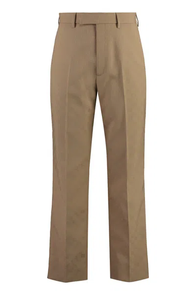 Gucci Men's Gg Motif Jacquard Trousers