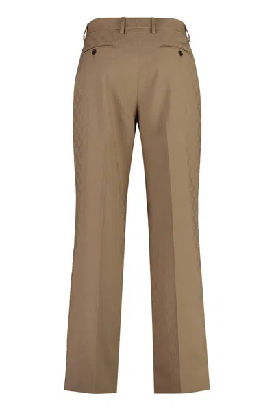 Gucci Men's Gg Motif Jacquard Trousers