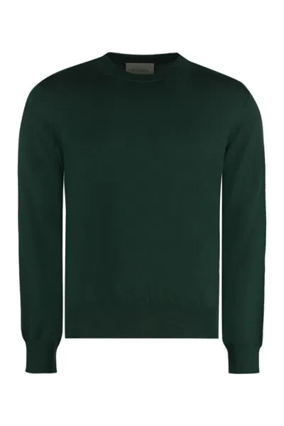 Gucci Embroidered-logo Wool Jumper