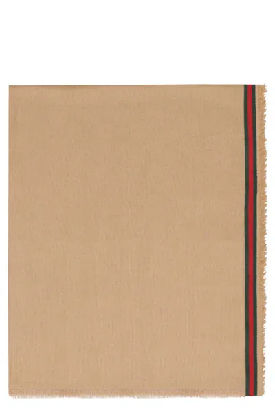 Gucci Cotton-silk Blend Scarf
