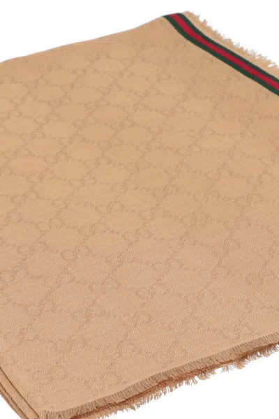 Gucci Cotton-silk Blend Scarf