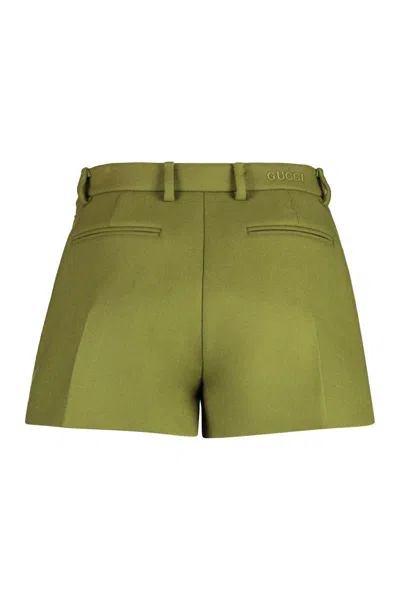 Shop Gucci Wool Shorts