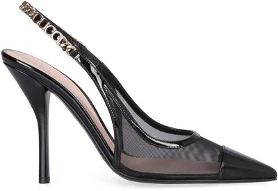 Gucci Signoria Slingback Pumps Chain Detail