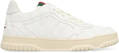 Gucci Reweb Sparrow Low-top Leather Sneakers