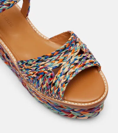 ARTY酒椰叶纤维防水台凉鞋