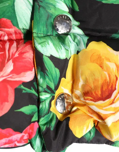 Dolce & Gabbana Multicolor Floral Print Whole Head Wrap Hat In Multi