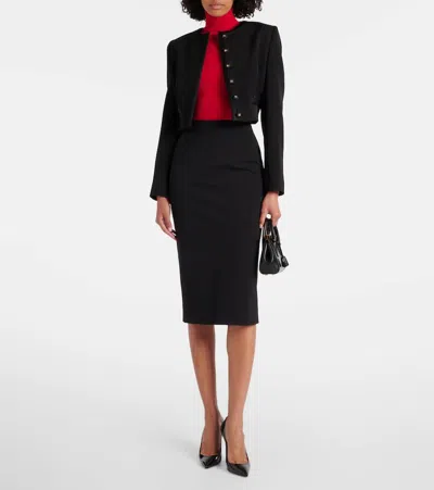 Wolford Colorado String Jersey-knit Bodysuit In Red