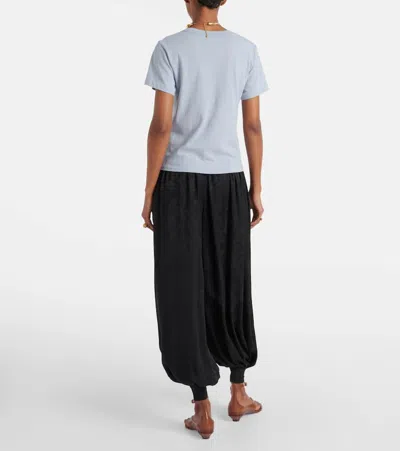 Chloé Casual Cotton T-shirt Featuring Graphic Design In Multi