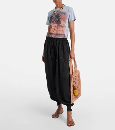 Chloé Casual Cotton T-shirt Featuring Graphic Design In Multi