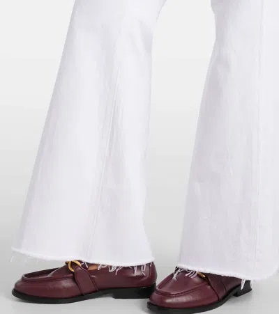 Frame The Lax Flared Jeans In White