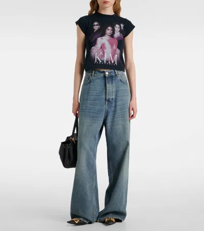 Balenciaga Kim K Cotton Blend T-shirt