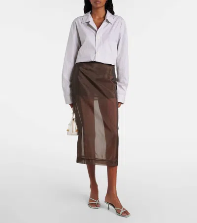 Jimmy Choo Etana 50 Leather Heeled Mules