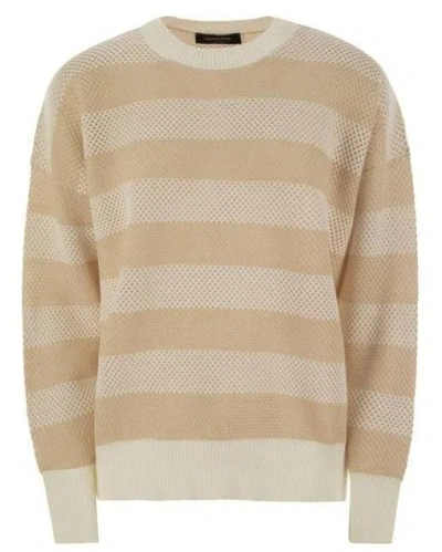 Fabiana Filippi Crew-neck Sweater In Wool And Cotton