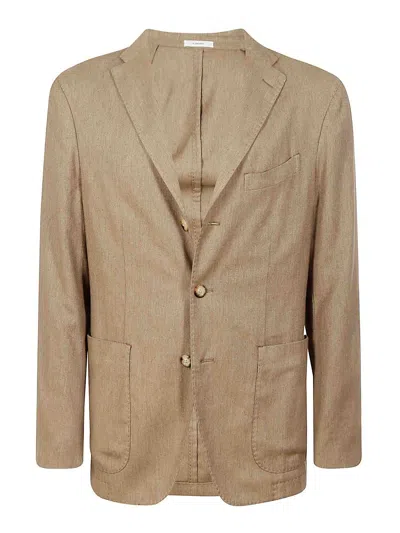 Boglioli Three-button Patch-pocket Blazer In Brown