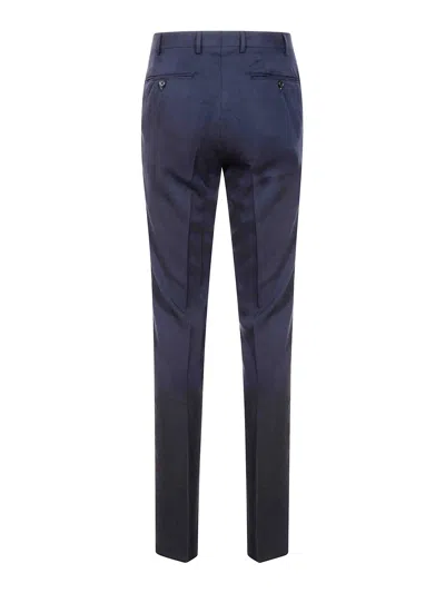 Canali Two-button Patch-pocket Suit In Blue