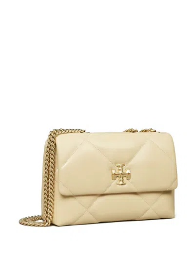 Tory Burch Small Kira Diamond Quilted Convertible Leather Shoulder Bag In Neutral