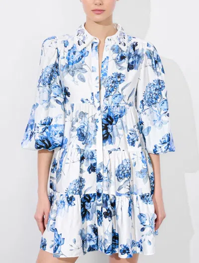 Alice And Olivia Alice + Olivia Junia Printed Mini Dress