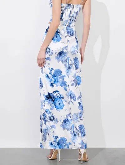 Alice And Olivia Stephine Printed Long Skirt In Multi