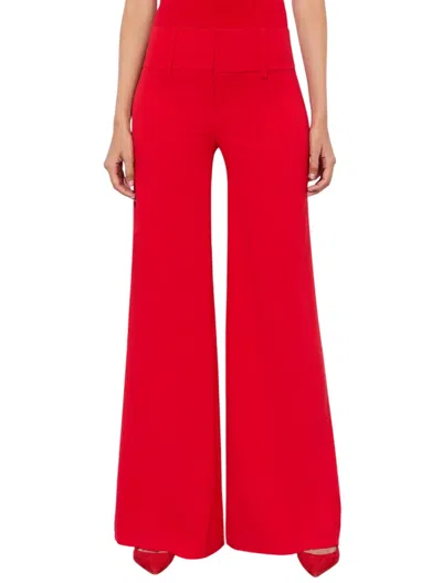 Alice And Olivia Alice + Olivia Trousers Red