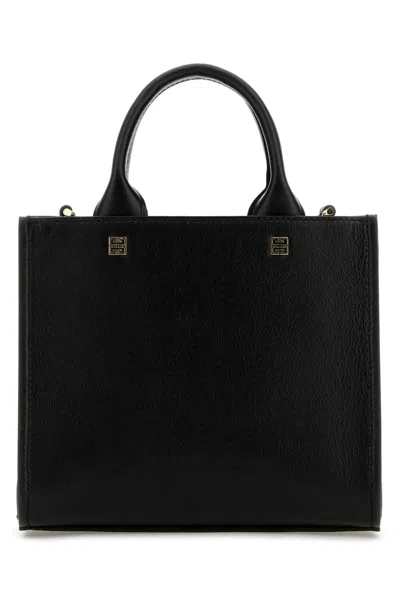 Givenchy Women Black Leather Mini G-tote Handbag